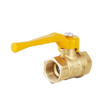 Кран шаровый латунный БАЗ  11б27п газ ВР/ВР Ду 15 (1/2") Ру 40 рычаг 